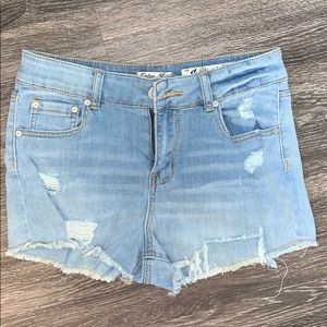 Light Blue Jean Shorts